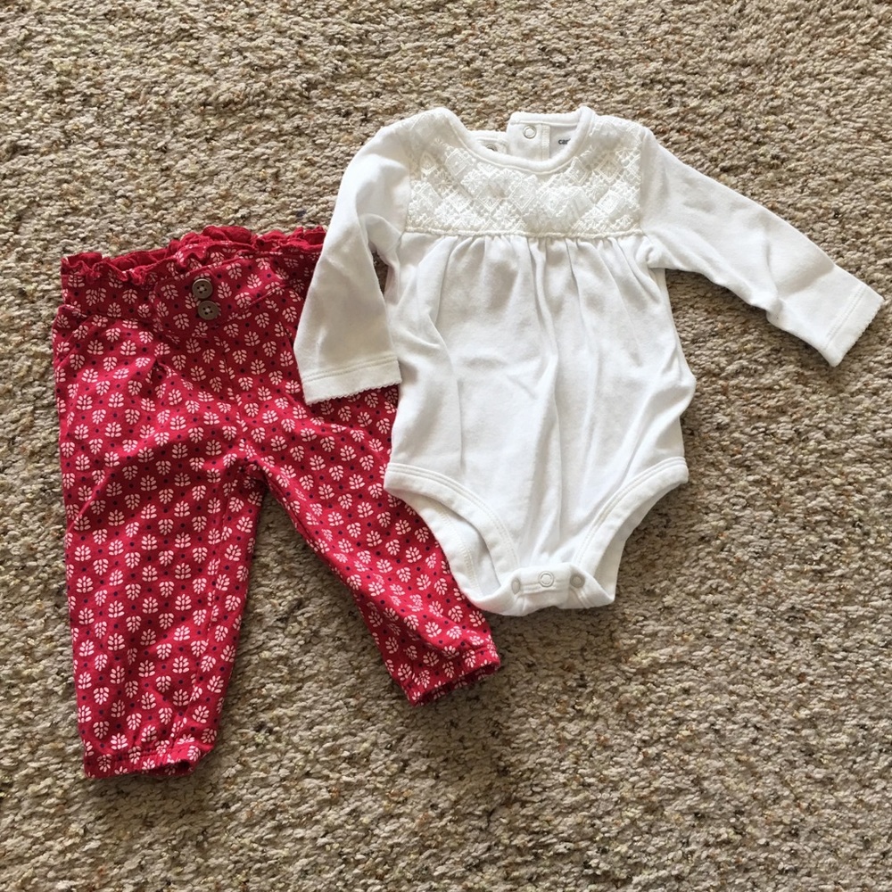 NWOT Carter’s 6 mo outfit